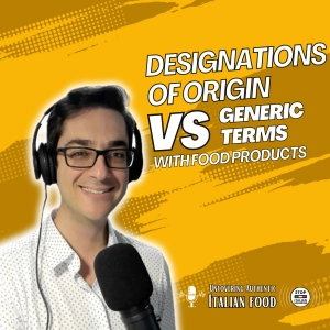 Designations of origin vs generic terms with food products