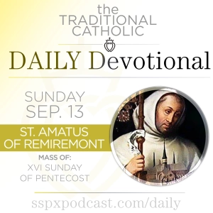 Sep 13 – XVI Sun of Pentecost / S Amatus of Remiremont