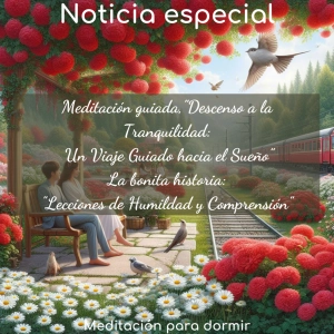81. 🌙✨Noticia especial🌙✨ Meditación guiada "Descenso a la Tranquilidad: Un Viaje Guiado hacia el Sueño" y la bonita historia: “Lecciones de Humildad y Comprensión"