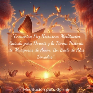 77. Encuentra Paz Nocturna: Meditación Guiada para Dormir y la Tierna Historia "Mariposas de Amor: Un Baile de Alas Doradas"