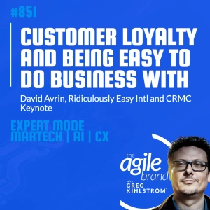 #851: CRMC Keynote Speaker David Avrin on customer loyalty and being easy to do business with