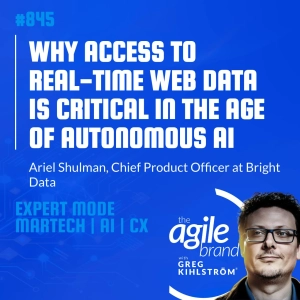 #845: Bright Data Chief Product Officer Ariel Shulman on why access to real-time web data is critical in the age of autonomous AI