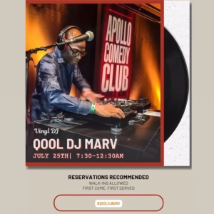 Qool DJ Marv Live at Record Room in Long Island City NYC - July 25 2024