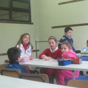 Lavoro di gruppo in aula LIM