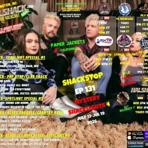 Episode 330: Halshack ep 131 (SHACKSTOP) ---July 13-Jul 19, 2026--- (MYSTERY SHACKLIGHTS 4)-- Mystery Spotlight series (indie pop-club-alt rock edition)--- (ALL STATIONS-- ZENOFM) --90 min weekly show--Find everything at Halshack com