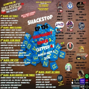 Episode 336: Halshack ep 136 (SHACKSTOP) ---Aug 31-Sep 6, 2026--- (HALPHABET SHACK vol 2 -letter A)-- (A to Z series- mixed genre)--- (KERB-MXTRFM- all stations version) --120 min weekly show--Find everything at Halshack com