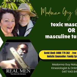 328: Part 2 - tips for men with toxic jobs - this is REAL toxic masculinity LOL with David & Madonna