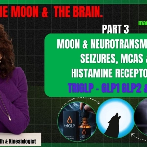 408: FULL MOONS!  Messing with our brains, histamines, MCAS, seizures & sleep - how can TriGLP help?!!