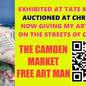 The Camden Market Free Art Man Gets Done by Brunch