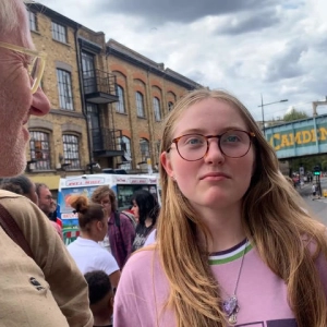 The Camden Market Free Art Man Compares Home Made Jackets
