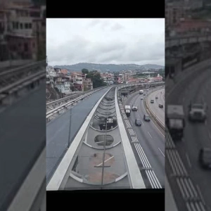 Subway in a high-rise neighborhood of the capital