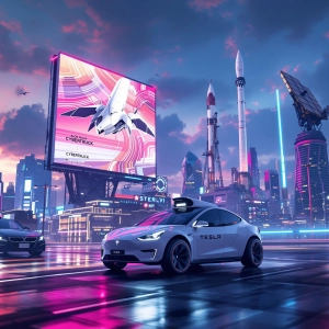 Tesla's Market Challenges, Cybertruck Updates, and SpaceX vs. Amazon Satellite Rivalry