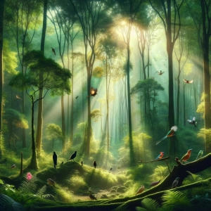 Armonía Forestal: Coro de Pájaros y Serenidad