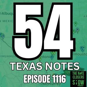 For Sale: 54 Texas Notes Breakdown