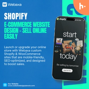 Shopify E-Commerce Website Design Sell Online Easily