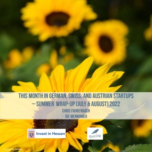 Startup News GSA - Summer Wrap-Up (July &amp; August '22)
