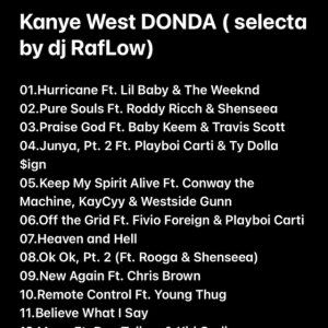 Kanye West DONDA (selecta by dj raflow)