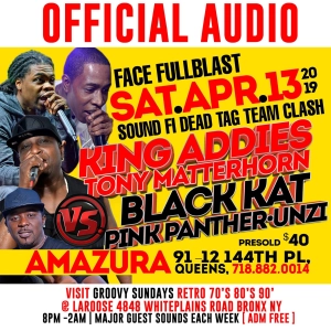 BLACK KAT VS KING ADDIES [SOUND FI DEAD 2019] FACE FULLBLAST