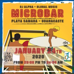 DJ ALPHA -AFRO MUSIC@ MICROBAR SAMARA COSTA RICA
