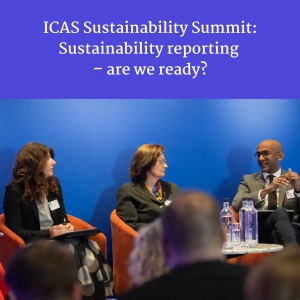 ICAS Sustainability Summit: Sustainability reporting - are we ready?