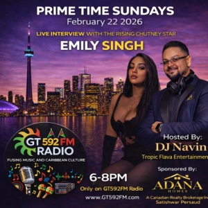 Prime Time Sundays w/ DJ Navin – Emily Singh Exclusive | GT592FM