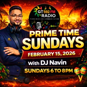 GT592FM Radio LIVE Show 🎧 Prime Time Sundays with DJ Navin 02.15.2026