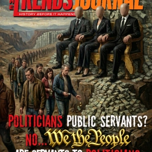 POLITICIANS PUBLIC SERVANTS? NO... WE THE PEOPLE ARE SERVANTS TO POLITICIANS. DO WHAT YOU ARE TOLD!