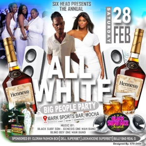 ALL WHITE BIG PEOPLE PARTY BY BIGPAPA & DJ DARRY