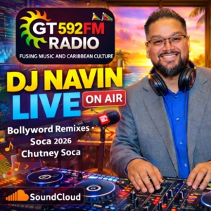 DJ Navin LIVE on GT592FM | Sunday January 18, 2026 | Soca • Chutney • Bollywood Remixes