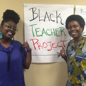 Black Teacher Project Director Micia Mosely Reunites with Former Student, Belinda Bellinger