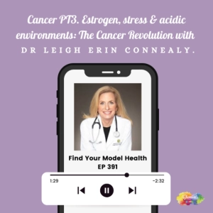 #391 Cancer PT3. Estrogen, stress & acidic environments. The Cancer Revolution with Dr Leigh Erin Connealy.