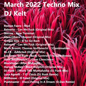 March 2022 Techno Mix with Playlist