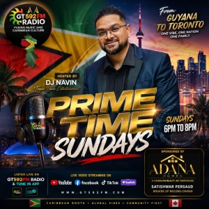 Prime Time Sundays LIVE with DJ Navin | GT592FM Radio | July 5, 2026