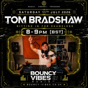 Tom Bradshaw — Live on Bouncy Vibes Radio & 102.1 FM Pulse Network | Saturday, 11 July 2026