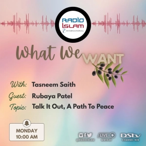What We Want - Talk It Out, A Path To Peace