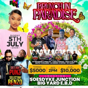 BRUNCH IN PARADISE PROMO UPDATE BY BIGPAPA & DJ DENZIL