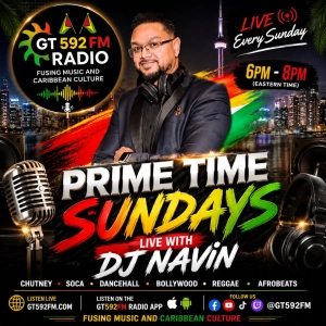 Prime Time Sundays LIVE with DJ Navin | GT592FM Radio | June 28, 2026