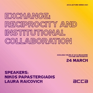 Experimental Institutionalism: Exchange with Nikos Papastergiadis and Laura Raicovich
