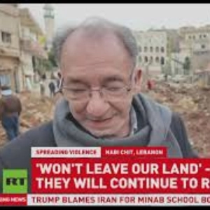 Lebanese Resistance unbowed - Nabi Sheet Steve Sweeney