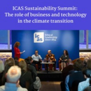 ICAS Sustainability Summit: The role of business and technology in the climate transition