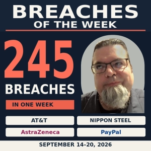 Your Breaches of the Week! September 14 - September 20, 2026