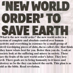 The New World Orders Plan To Enslave The World