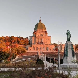 Visiting Saint Joseph's Oratory, Montreal