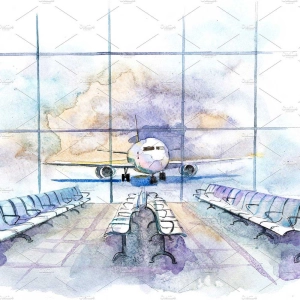 Sleeping at the airport was actually fun!