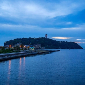 The tourists of Enoshima, Japan
