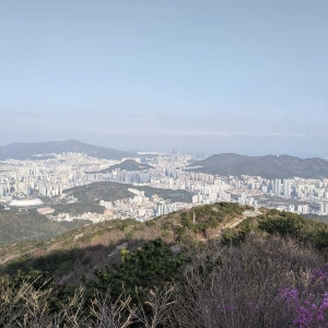 Exploring a mountain range in Busan