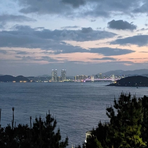 Haeundae Beach, Busan is a beautiful neighborhood