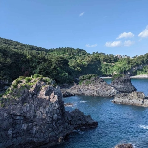 Visiting the Hill of Storms, Jeju Island, Korea