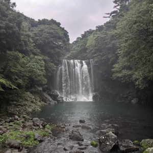 Cheonjeyeon Waterfalls, Jeju, Korea