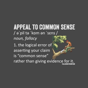 Appeal to Common Sense